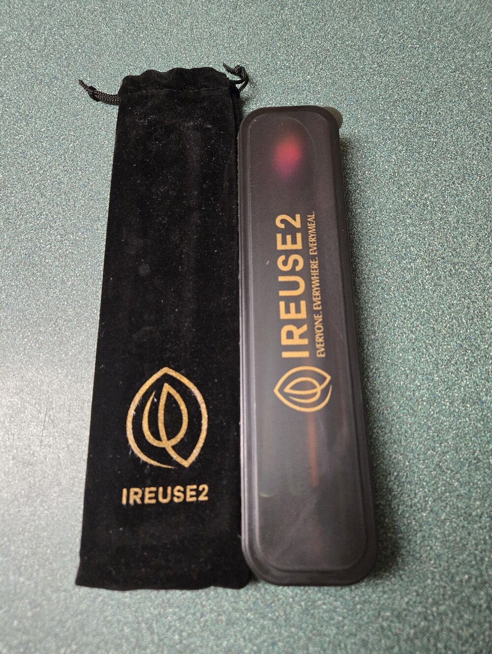 Ireuse2 travel cutlery set, iridescent